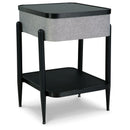 Jorvalee - Gray/black - Accent Table-Washburn's Home Furnishings