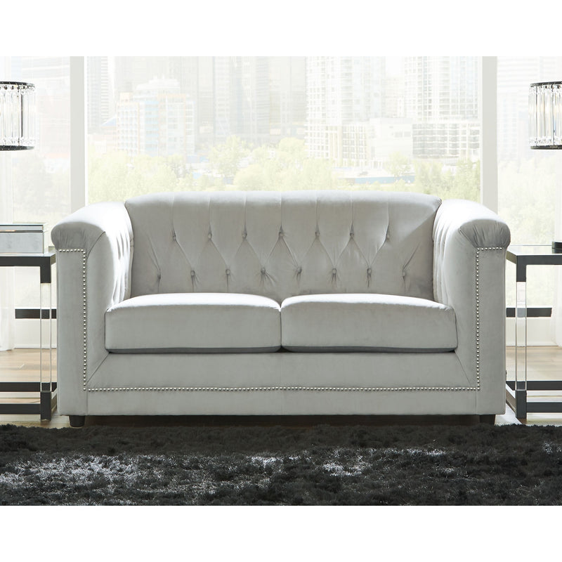 Josanna - Gray - Loveseat-Washburn's Home Furnishings