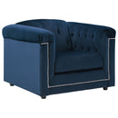 Josanna - Navy - Chair-Washburn's Home Furnishings