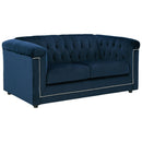 Josanna - Navy - Loveseat-Washburn's Home Furnishings