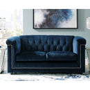 Josanna - Navy - Loveseat-Washburn's Home Furnishings