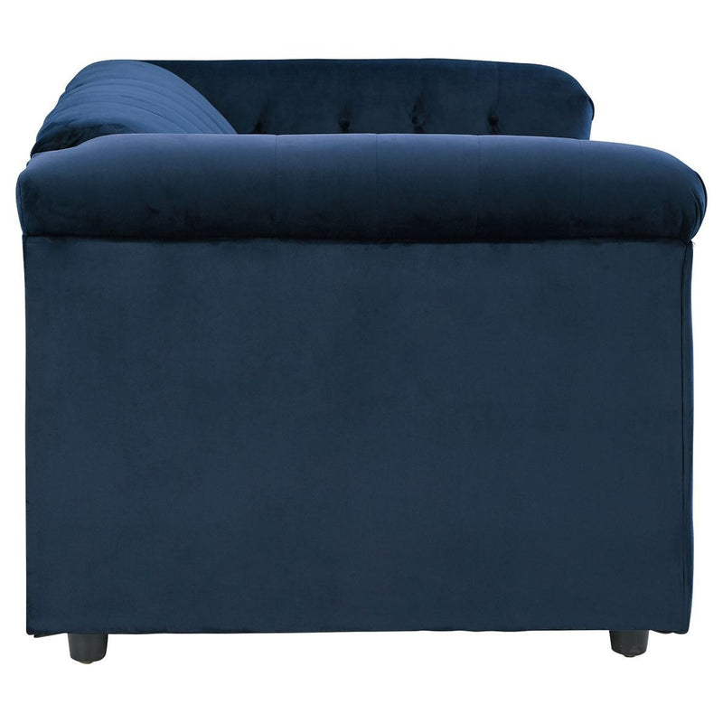 Josanna - Navy - Loveseat-Washburn's Home Furnishings