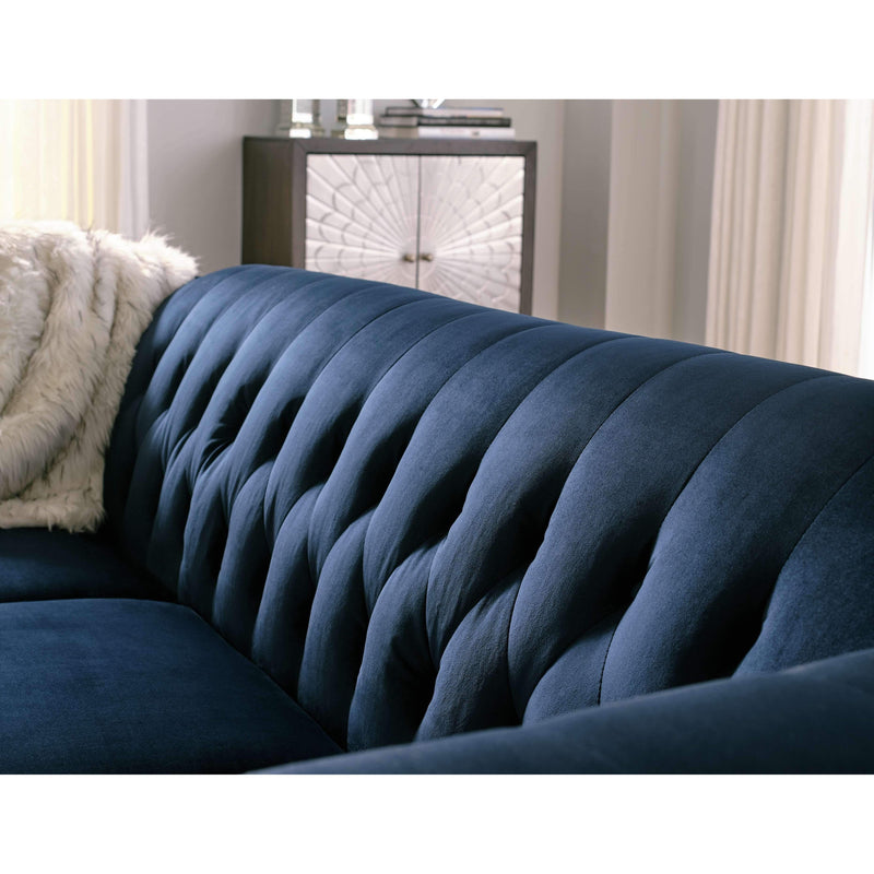 Josanna - Navy - Loveseat-Washburn's Home Furnishings