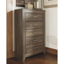 Juararo - Dark Brown - Five Drawer Chest-Washburn's Home Furnishings