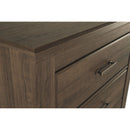 Juararo - Dark Brown - Five Drawer Chest-Washburn's Home Furnishings