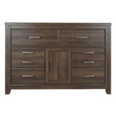 Juararo - Dark Brown - Six Drawer Dresser-Washburn's Home Furnishings