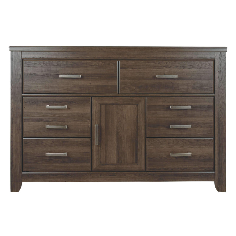 Juararo - Dark Brown - Six Drawer Dresser-Washburn's Home Furnishings