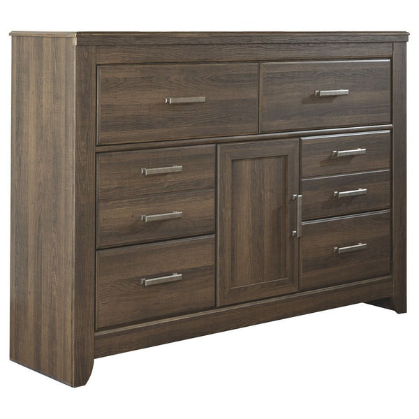 Juararo - Dark Brown - Six Drawer Dresser-Washburn's Home Furnishings