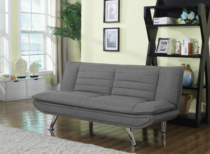 Julian - Upholstered Sofa Bed With Pillow-top - Gray-Washburn's Home Furnishings