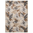 Jun - Brown - Large Rug-Washburn's Home Furnishings