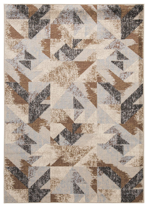 Jun - Brown - Medium Rug-Washburn's Home Furnishings