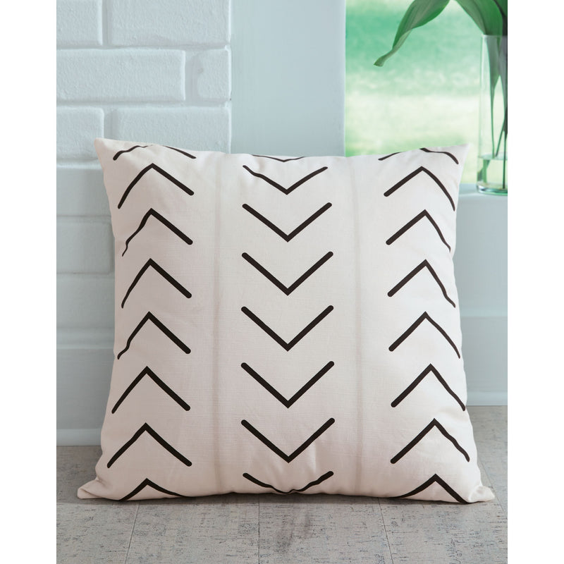 Kallan - White/black - Pillow (4/cs)-Washburn's Home Furnishings