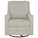 Kambria - Fog - Swivel Glider Accent Chair-Washburn's Home Furnishings