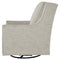 Kambria - Fog - Swivel Glider Accent Chair-Washburn's Home Furnishings