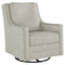 Kambria - Fog - Swivel Glider Accent Chair-Washburn's Home Furnishings