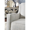 Kambria - Frost - Swivel Glider Accent Chair-Washburn's Home Furnishings