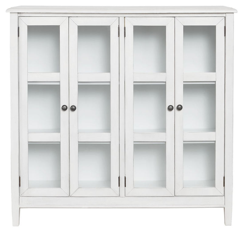 Kanwyn - Whitewash - Accent Cabinet-Washburn's Home Furnishings