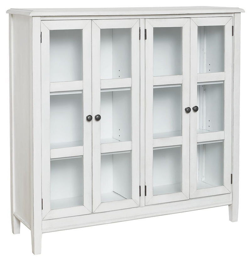 Kanwyn - Whitewash - Accent Cabinet-Washburn's Home Furnishings