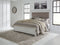 Kanwyn - Whitewash - King Upholstered Panel Bed-Washburn's Home Furnishings