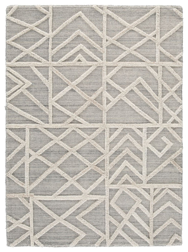 Karah - Gray/ivory - Large Rug-Washburn's Home Furnishings