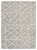 Karah - Gray/ivory - Medium Rug-Washburn's Home Furnishings