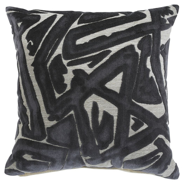 Kaslow - Gray/cream - Pillow (4/cs)-Washburn's Home Furnishings