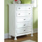 Kaslyn - White - Five Drawer Chest-Washburn's Home Furnishings