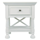 Kaslyn - White - One Drawer Night Stand-Washburn's Home Furnishings