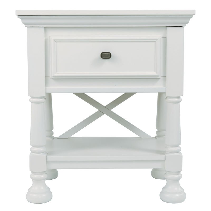 Kaslyn - White - One Drawer Night Stand-Washburn's Home Furnishings