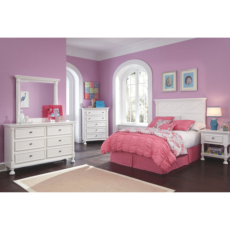 Kaslyn - White - One Drawer Night Stand-Washburn's Home Furnishings