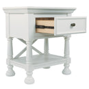 Kaslyn - White - One Drawer Night Stand-Washburn's Home Furnishings