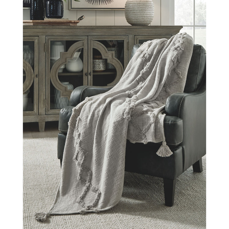 Kassidy - Gray - Throw (3/cs)-Washburn's Home Furnishings