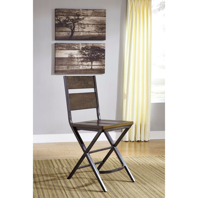 Kavara - Medium Brown - Barstool-Washburn's Home Furnishings