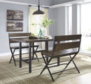 Kavara - Medium Brown - Double Barstool (1/cn)-Washburn's Home Furnishings