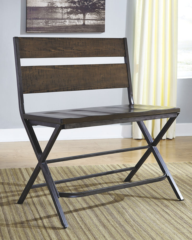 Kavara - Medium Brown - Double Barstool (1/cn)-Washburn's Home Furnishings