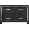 Kaydell - Black - Six Drawer Dresser-Washburn's Home Furnishings