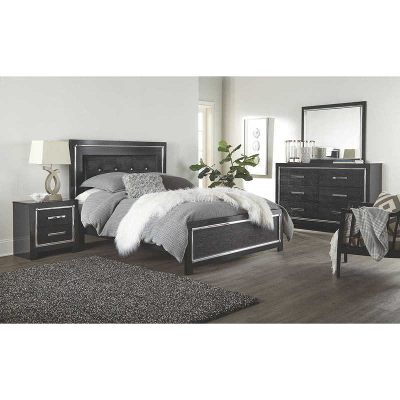 Kaydell - Black - Six Drawer Dresser-Washburn's Home Furnishings