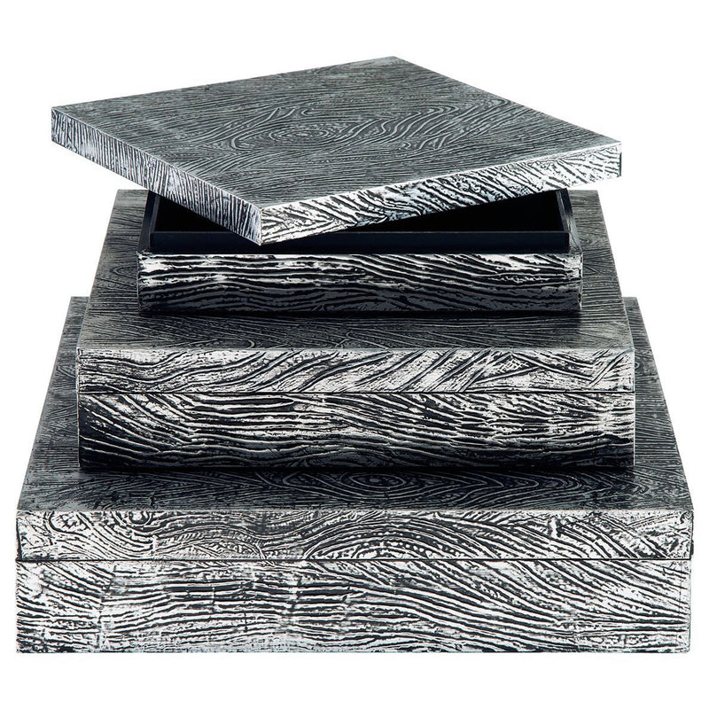 Keldy - Antique Pewter Finish - Box Set (3/cn)-Washburn's Home Furnishings