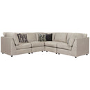 Kellway - Bisque - Armless Chair 5 Pc Sectional-Washburn's Home Furnishings