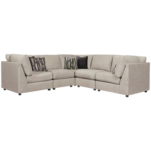 Kellway - Bisque - Armless Chair 5 Pc Sectional-Washburn's Home Furnishings