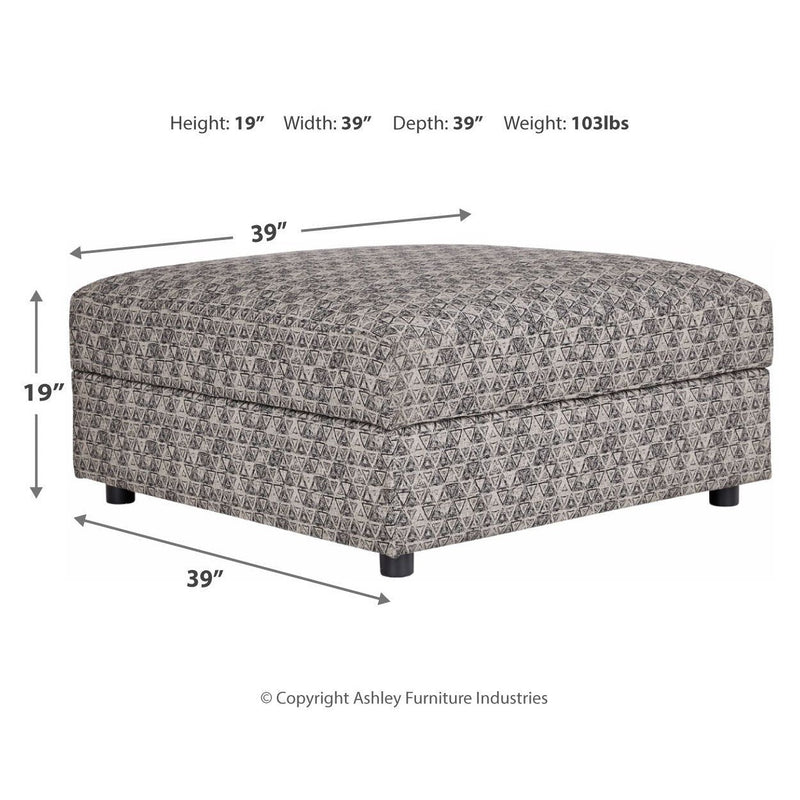 Kellway - Bisque - Ottoman With Storage-Washburn's Home Furnishings