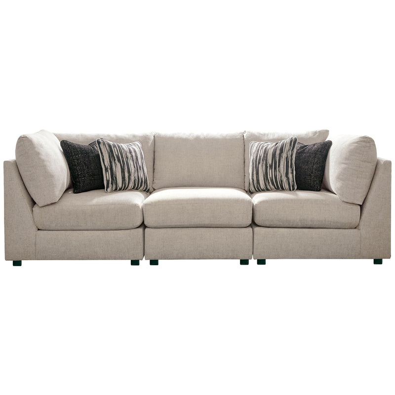 Kellway - Bisque - Wedge 3 Pc Sectional-Washburn's Home Furnishings