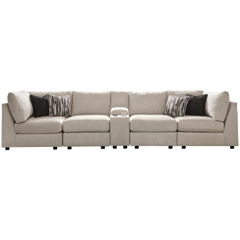 Kellway - Bisque - Wedge 5 Pc Sectional-Washburn's Home Furnishings