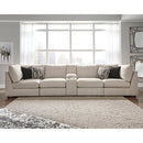 Kellway - Bisque - Wedge 5 Pc Sectional-Washburn's Home Furnishings