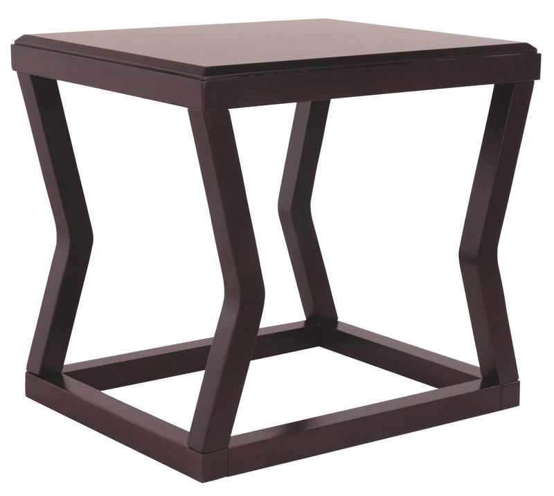 Kelton - Espresso - Rectangular End Table-Washburn's Home Furnishings