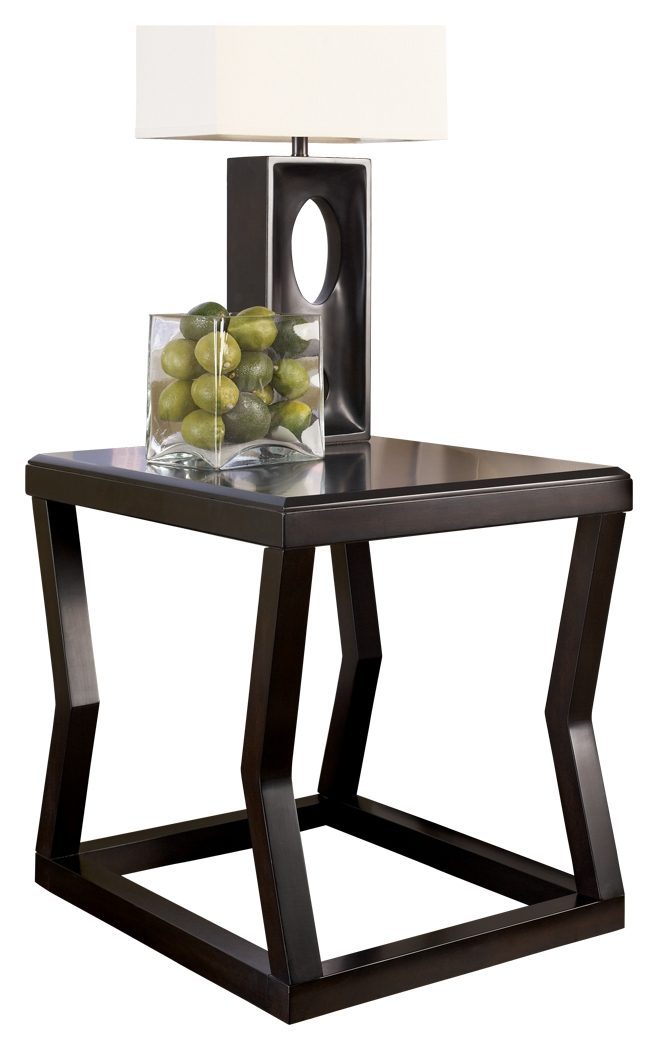 Kelton - Espresso - Rectangular End Table-Washburn's Home Furnishings