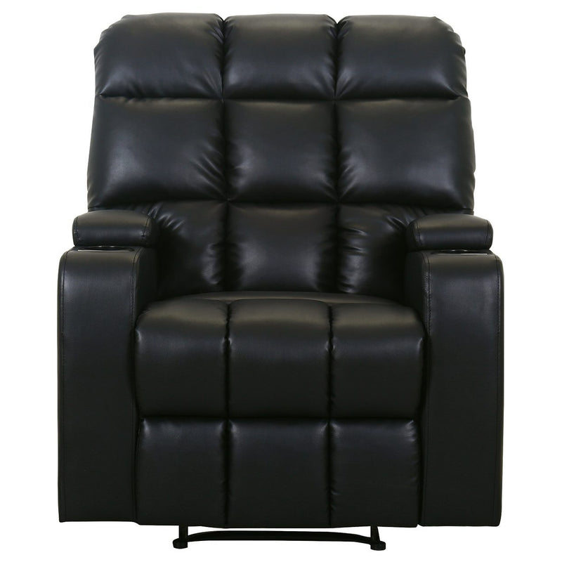 Kennebec - Black - Power Recliner-Washburn's Home Furnishings