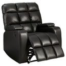 Kennebec - Black - Power Recliner-Washburn's Home Furnishings