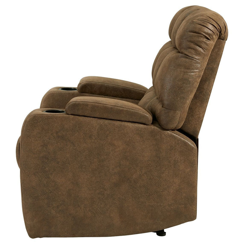 Kennebec - Brown - Power Recliner-Washburn's Home Furnishings