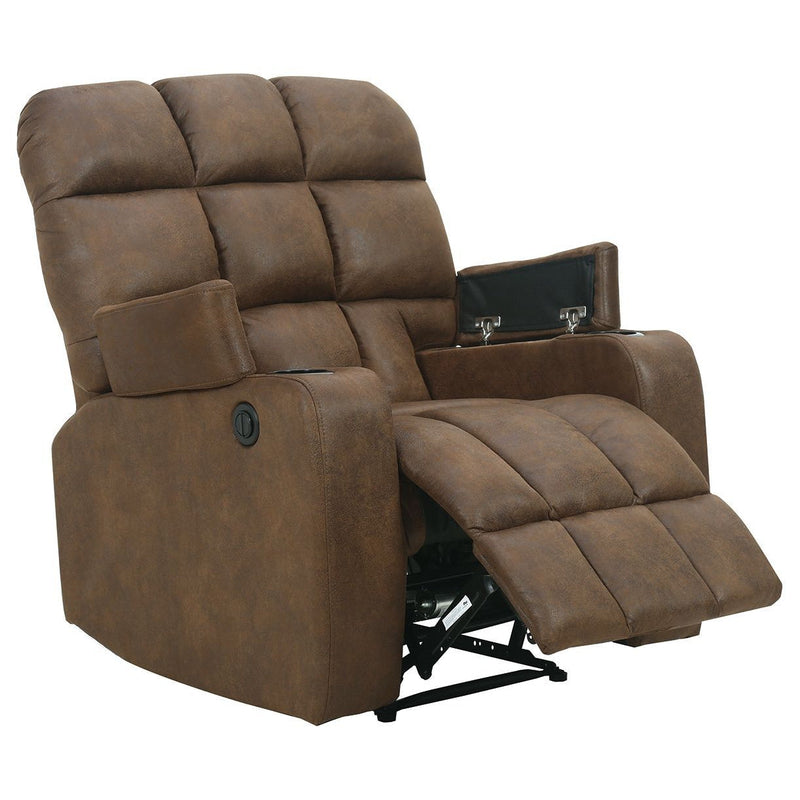 Kennebec - Brown - Power Recliner-Washburn's Home Furnishings